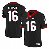 Georgia Bulldogs 16 Isaiah McKenzie Black Nike College Football Jersey Dzhi,baseball caps,new era cap wholesale,wholesale hats